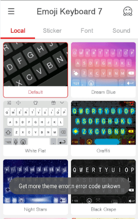 Select The White iPhone Emoji Keyboard