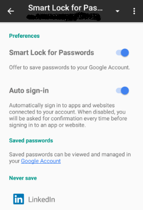 Smart Lock & Passwords