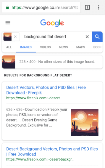 Google Reverse Image Search Result on Mobile Phone