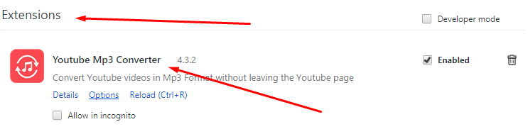 Covert YouTube to MP3 - Install the Chrome extension