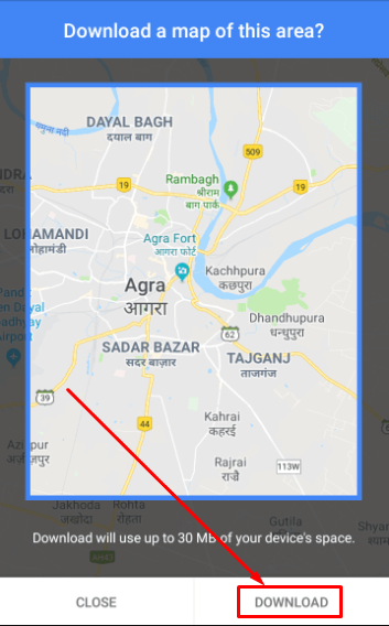 Google Maps - Download Map