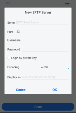 How to Access Mac Files From Windows Android iOS Remotely - Enter SFTP Server Details