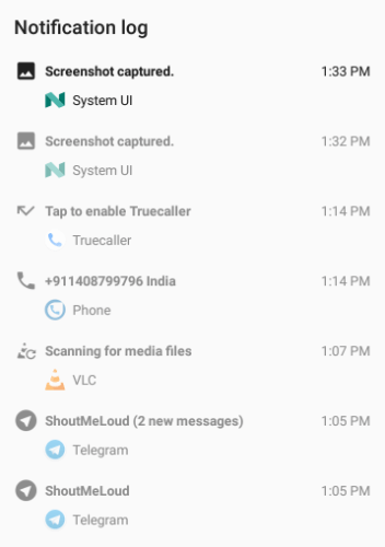Lost Notifications of your Android device
