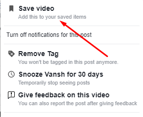 Save Video to Facebook Online