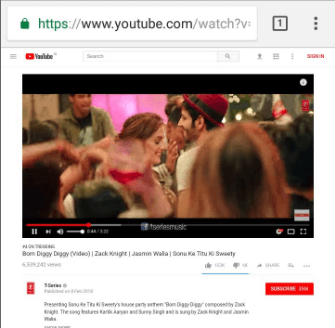 ouTube Video Background Playback On Google Chrome