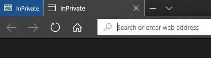 Microsoft Edge New InPrivate