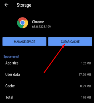 How to Fix Insufficient Storage Error In Android and iOS - Clear Cache 2