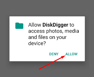 How to Recover Deleted Files on any Android Phone - Give Permission