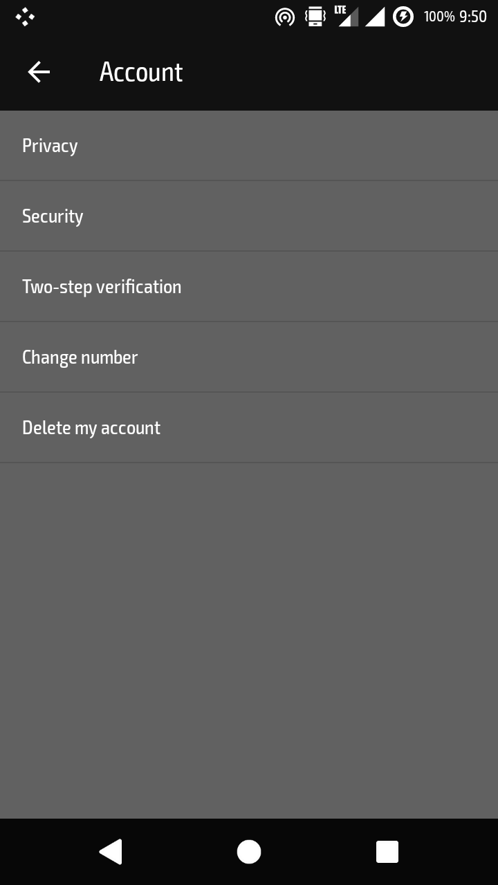 Tap on Two-step Verification