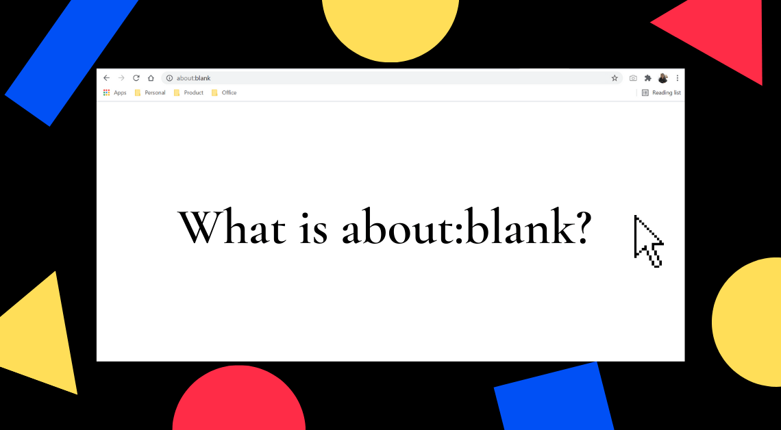about:blank screen