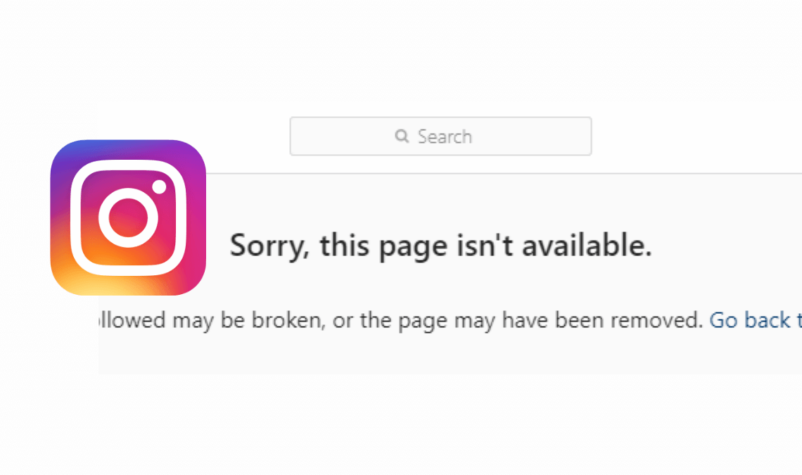 Sorry This Page Isn't Available - How to Fix this Error on Instagram
