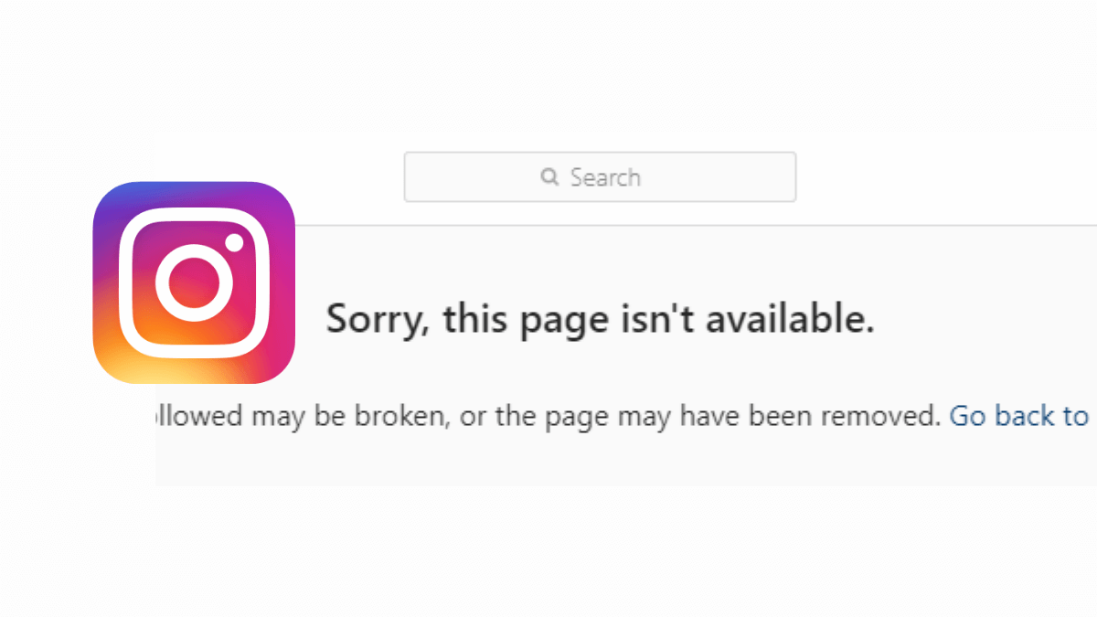 "Sorry This Page Isn't Available" - How To Fix This Error On Instagram