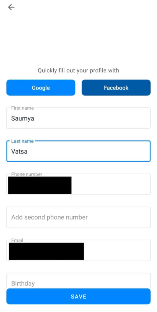 Changing your name in Truecaller Android