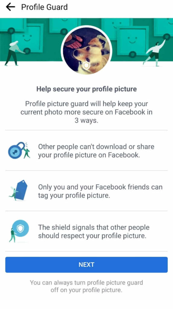 Points about profile picture guard