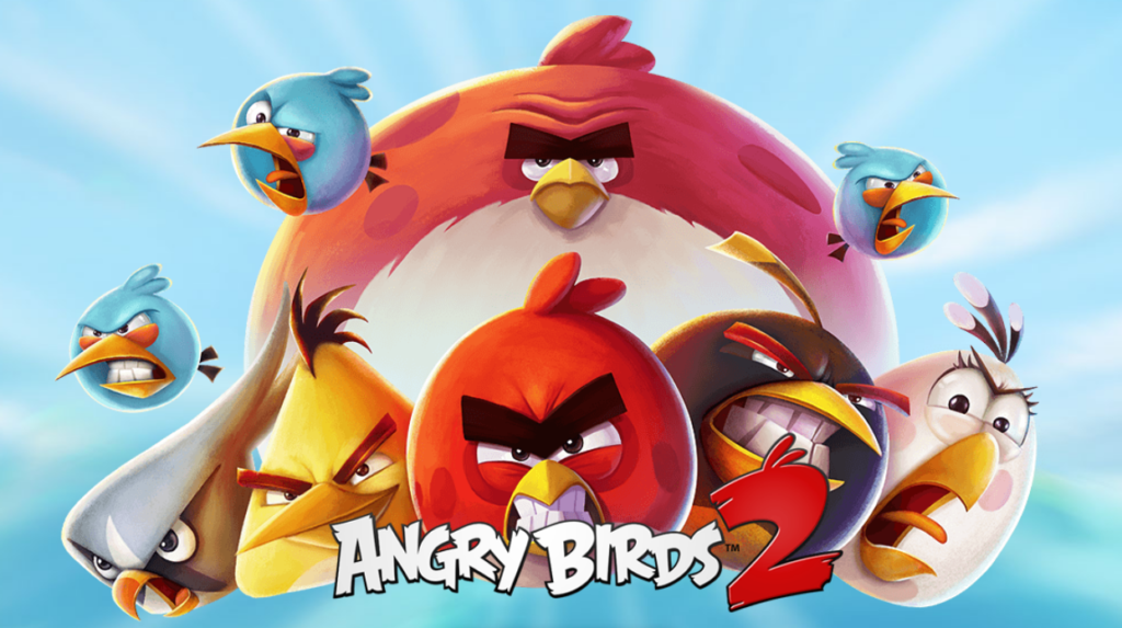 angry birds, a popular game