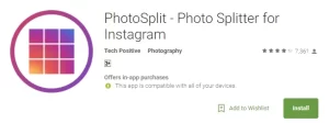 photosplit app to make 9 cuts for android users
