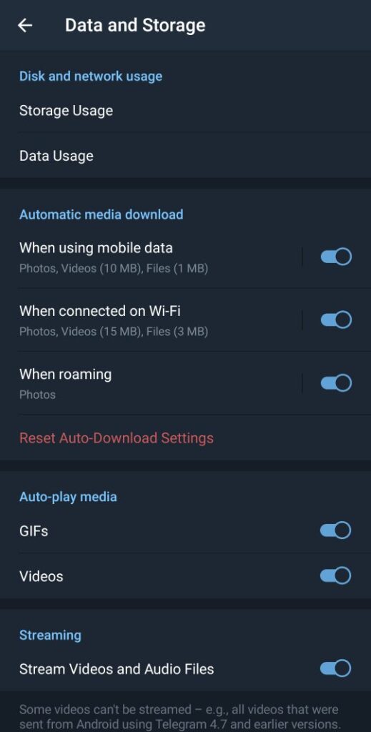 telegram automatic media download