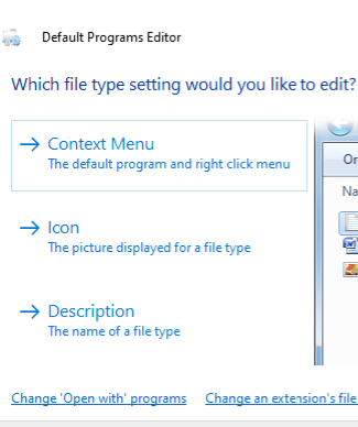 Select the Icon option