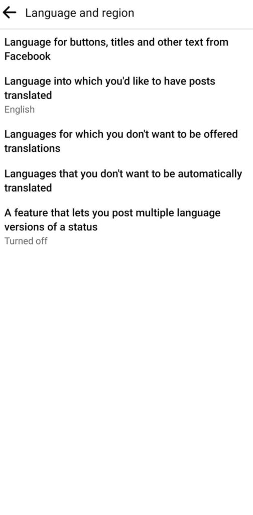 Change Language on Facebook. 