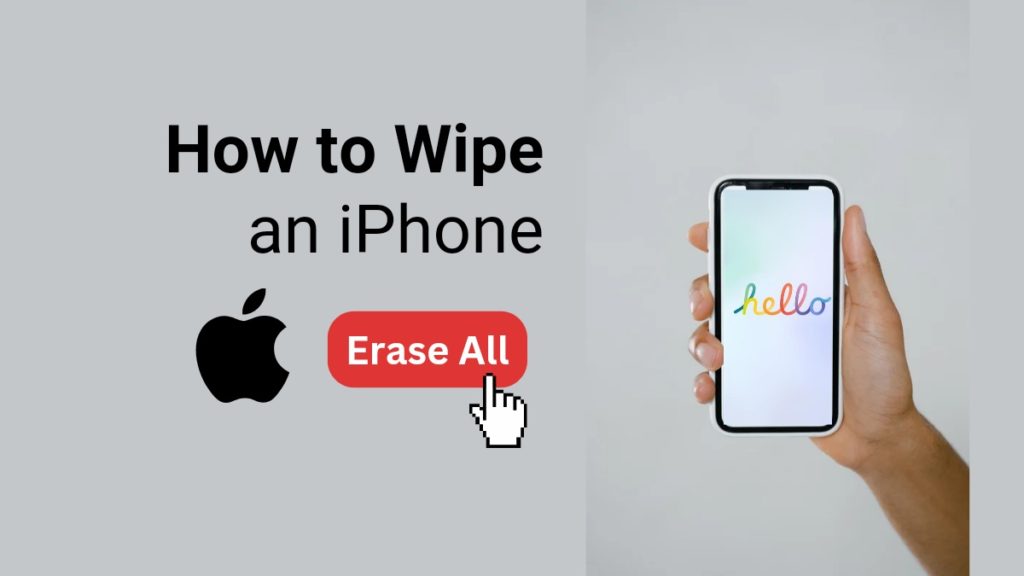 How to wipe an iPhone