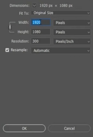 Resize an image online using Adobe Photoshop 