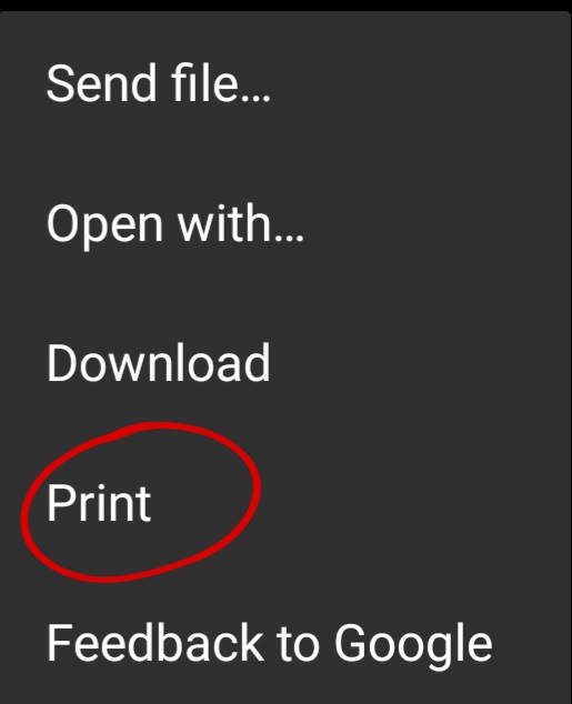 Open the PDF with google drive and select the option to print it. 