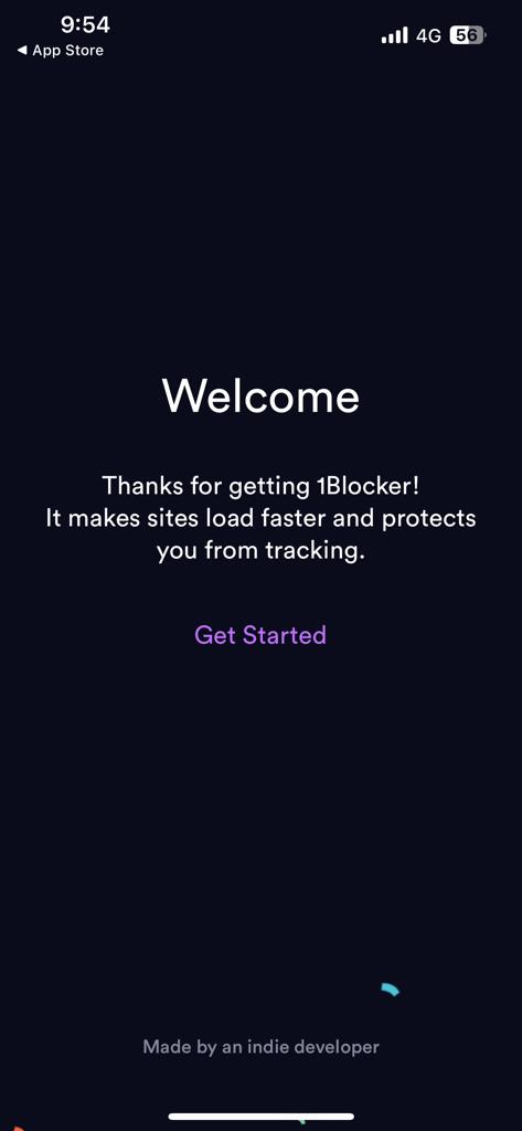 1Blocker for blocking ads on iPhone
