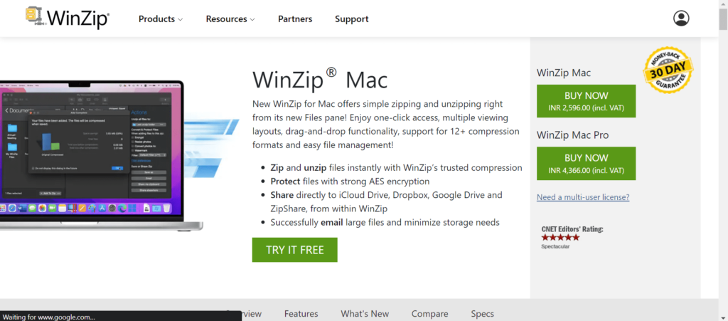 WinZIP for mac