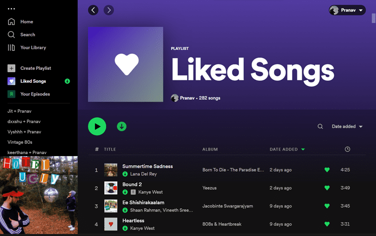 Download songs from spotify on PC