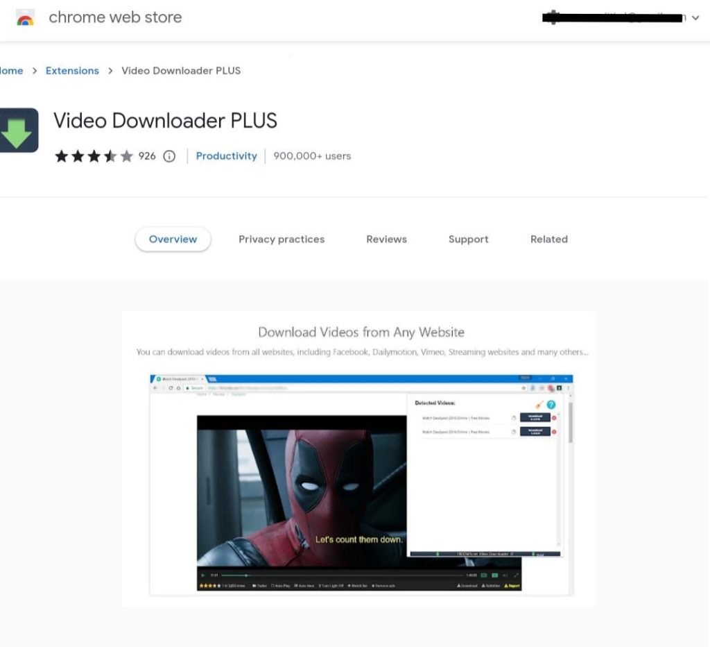 Try video downloader plus to download videos