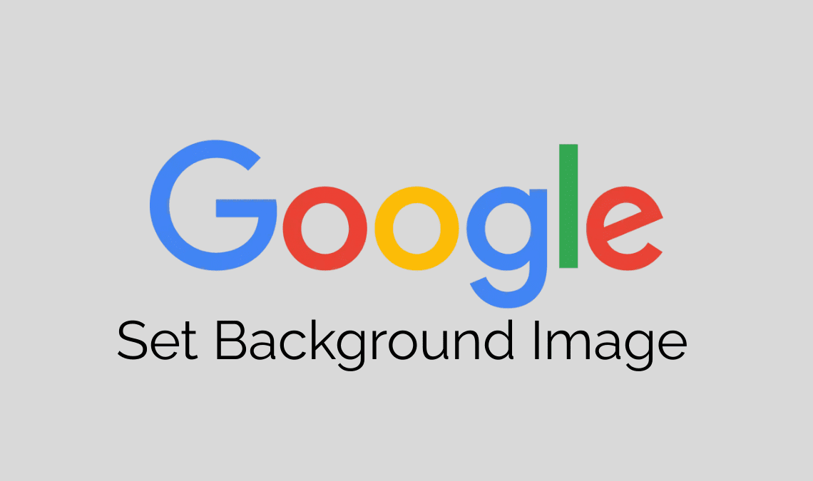 change google background image