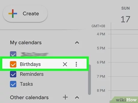 Add Birthday to you Google Calendar