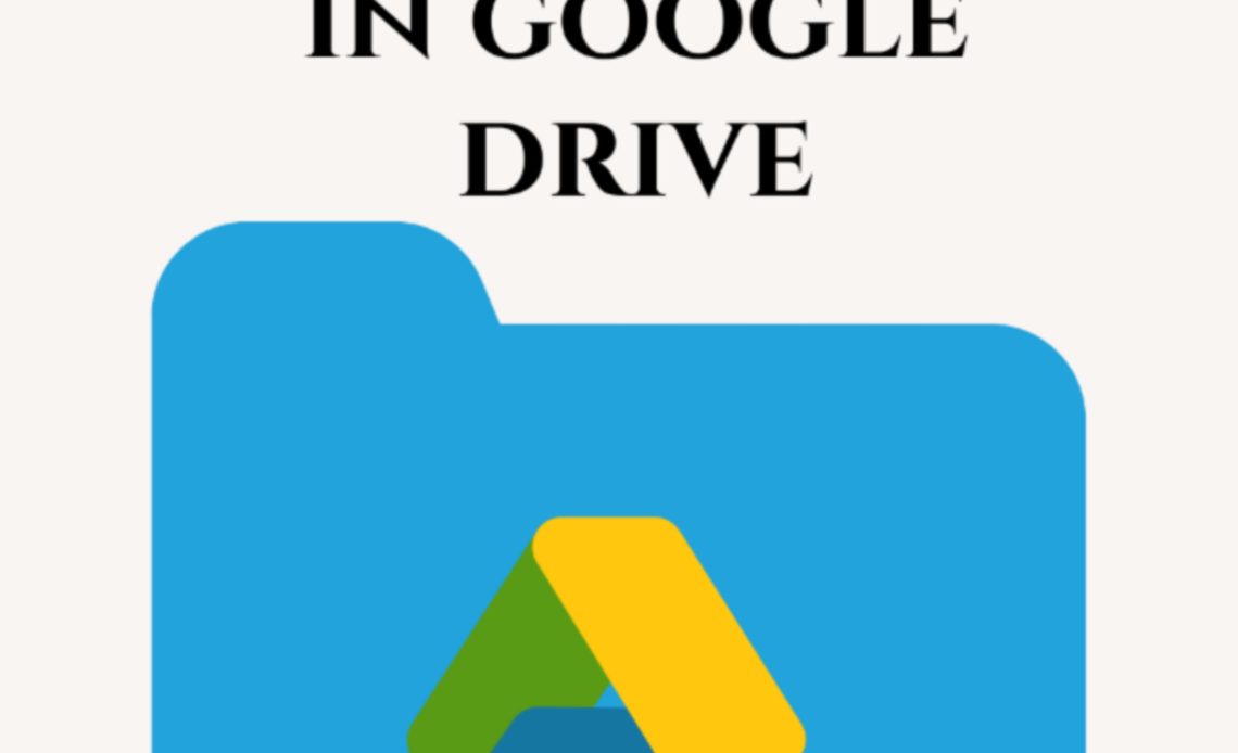 How To Share A Folder In Google Drive
