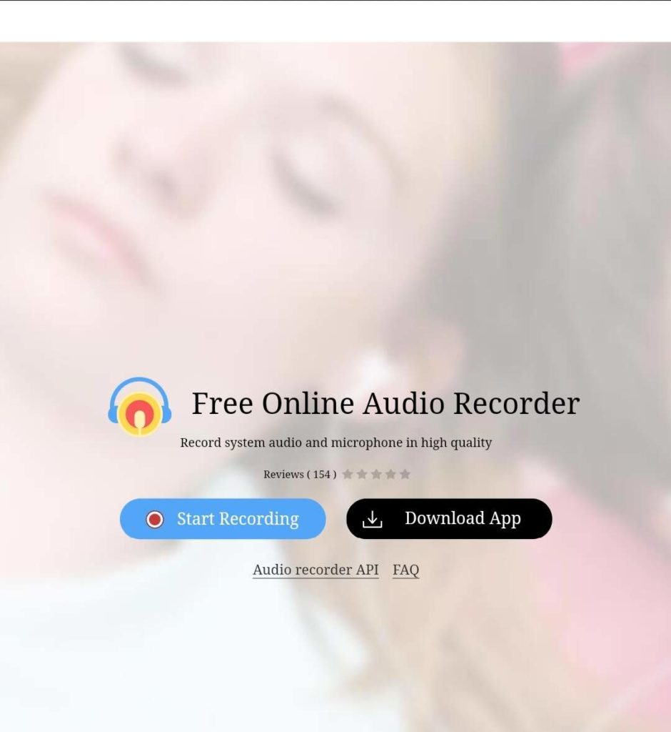 Use free online audio recorder
