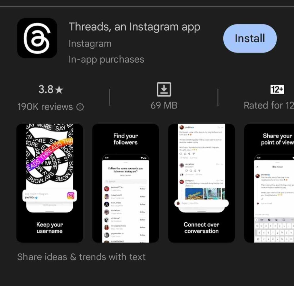 Install the Threads App