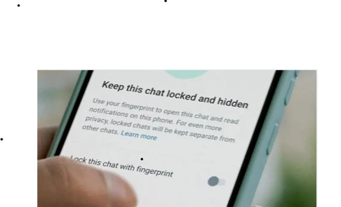 How to lock chats on Whatsapp
