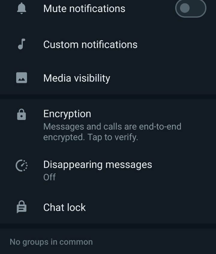 Go to Chat Lock Feature