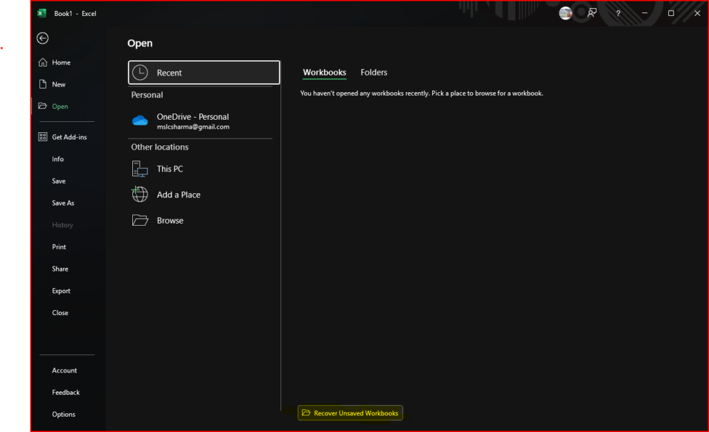 How to Recover Unsaved Excel Files on Windows - Recover Unsaved Workbooks